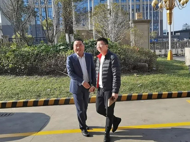 新春伊始，龙湾区空港管委会辅导率队莅临集团走访慰问